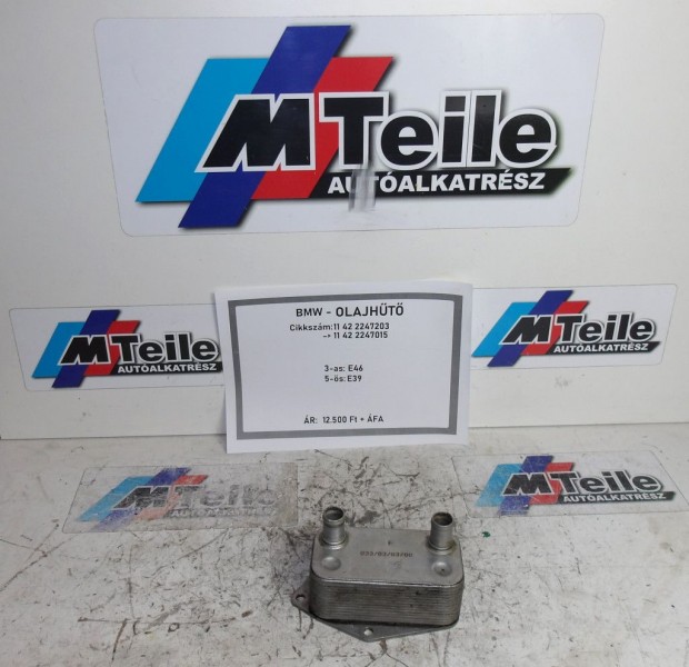 [GYRI BONTOTT] BMW - OLAJHT HCSERL - 3-as (E46); 5-s (E39) - |